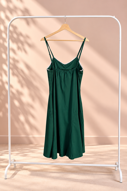Elegant Lace-Trimmed Nightdress
